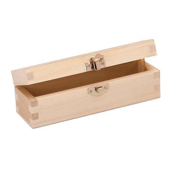 Holzkiste rechteckig, 20x8,5x7,5cm