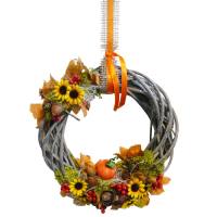 Weidenkranz grau, Ø 25 cm, 1 Stück Weidenring