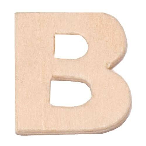 Buchstabe B aus Sperrholz, 6cm groß Großbuchstabe