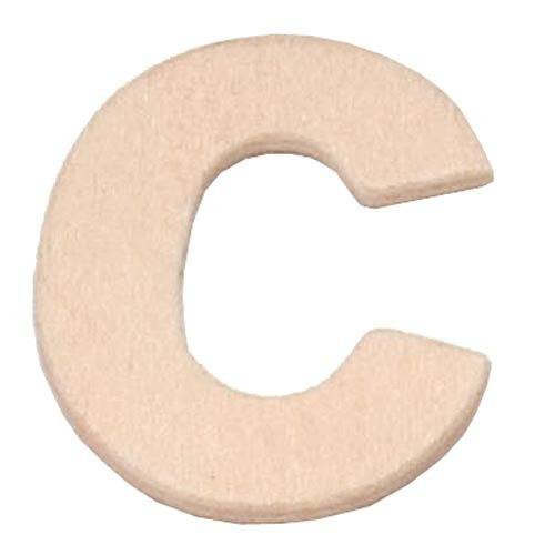 Buchstabe C aus Sperrholz, 6cm groß Großbuchstabe