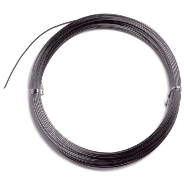 Aludraht schwarz ø 1 mm 5 m