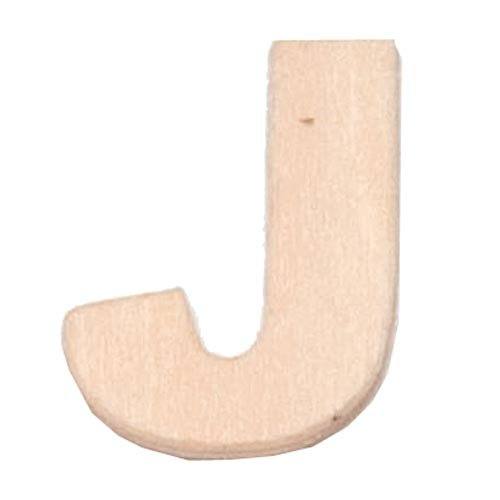 Buchstabe J aus Sperrholz, 6cm groß Großbuchstabe
