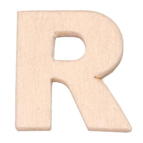 Buchstabe R aus Sperrholz, 6cm groß Großbuchstabe
