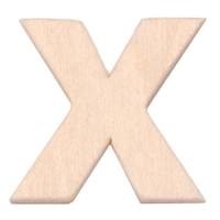 Buchstabe X aus Sperrholz, 6cm groß...