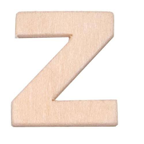 Buchstabe Z aus Sperrholz, 6cm groß Großbuchstabe