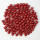 Glaswachsperlen 8 mm rot, 50 Stück, ca. 30 g