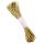 Baumwollkordel gewachst beige, 1 mm x 6 m