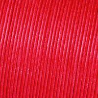 Baumwollkordel gewachst rot, 1 mm x 6 m