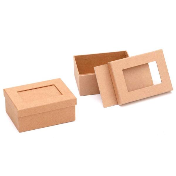 Pappdose Passepartout rechteckig, 11x8x5 cm
