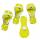 Flip Flops gelb, 2 Paar, ca. 3 cm groß