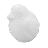 Styropor Vogel, 10 cm groß 1 Stück unbemalt