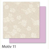 Designpapiere 190g/m², 30,5x30,5cm 5 Blatt, Romantik...