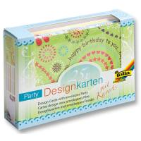 Designkarten mit Kuverts Party, 25 Karten mit Kuverts