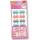 Index Sticker Sweets 120 Teile, 10 Blatt, ca.7,5x15cm