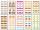 Index Sticker Sweets 120 Teile, 10 Blatt, ca.7,5x15cm