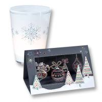 Crystal Sticker Winter, 5 Blatt 10 x 23 cm