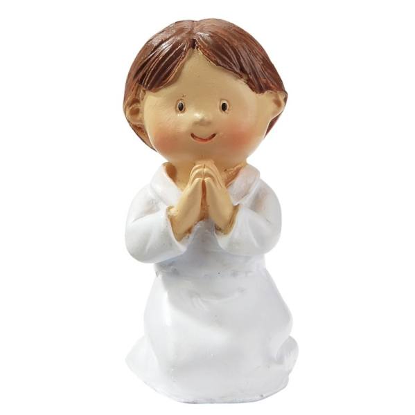 Figur Junge knieend Kommunion/Konfirmation, 4,5 cm