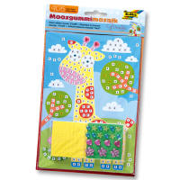 Moosgummi Mosaikbild Giraffe, 405 Teile