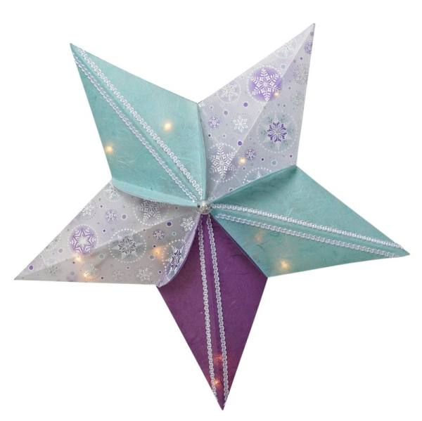 Weihnachtsstern, Stern aus selbstklebender Folie, 46 cm