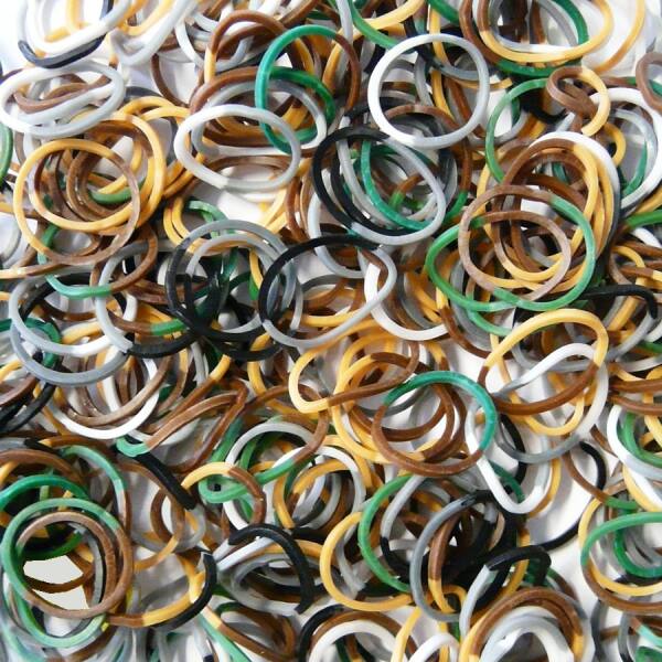 RubberLoops Camouflage, 500 Stück