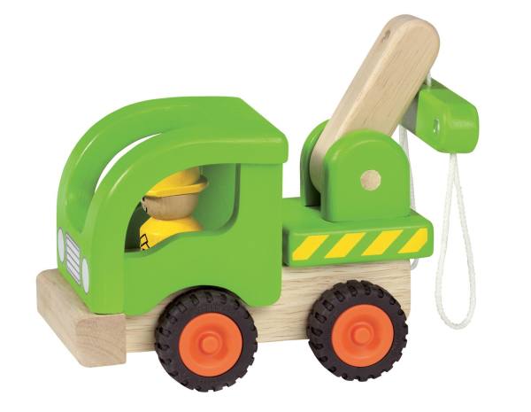 Holz-Abschleppwagen ca. 18,5x8,5x10 cm