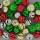 Weihnachtsglocken 40 Stück, Ø 15 mm in rot, grün, silber, gold Schellen