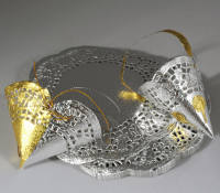 Doilies Zierdeckchen silber 100 Stück, Ø 16,5 cm