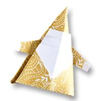 Faltblätter Weihnachten 15x15 cm, 50 Blatt in 5 Motiven, 80 g/m²