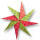 Faltblätter Weihnachten 20x20 cm, 50 Blatt in 5 Motiven