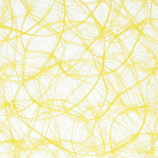 Tischvlies gelb / sonnengelb grob Sizoweb Creaweb 1 Rolle: ca. 30 cm x 25 m