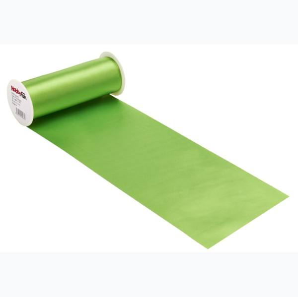 Satin Tischband, apfelgrün, 1 Rolle ca. 20 cm x 10 m