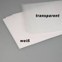 Schrumpffolie transparent mattiert 10 Stück, 20x30 cm