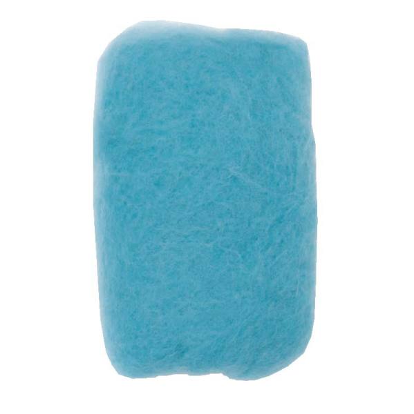 Schafwolle türkis, 30g Filzwolle