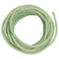 Filzkordel grün pastellgrün 5 mm dick, 5 m lang