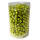 Dekoperlen grün gold 6 mm, 75 g