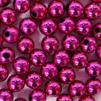 Dekoperlen pink 10 mm, 75 g