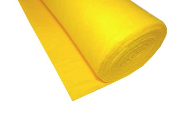 Bastelfilz Rolle GELB, 45 cm x 5 m, 150 g ² Bastelfilzrolle
