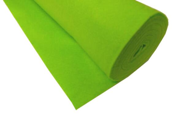Bastelfilz Rolle HELLGRÜN, 45 cm x 5 m, 150 g m² Bastelfilzrolle