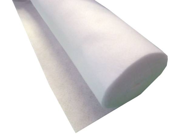 Bastelfilz Rolle WEIß, 45 cm x 5 m, 150 g m² Bastelfilzrolle