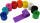 Krepppapier KreppBänder 10er Pack, 5 cm x 10 m, 10 Farben, 32 g/m², Kreppband