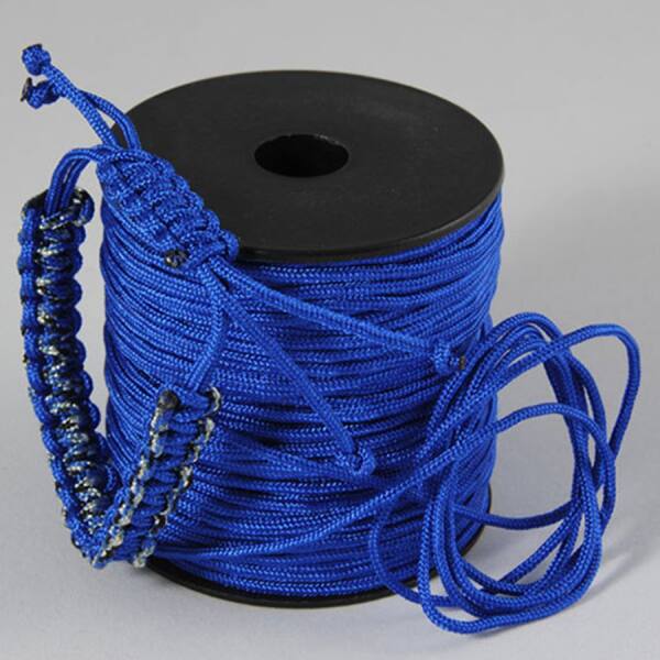 Flechtschnur 2mm, Blau, 1 Rolle 50 m