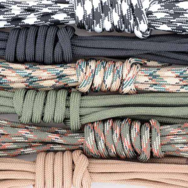 Flechtschnur Set Army, 4mm, 6 Farben je 2,6 m