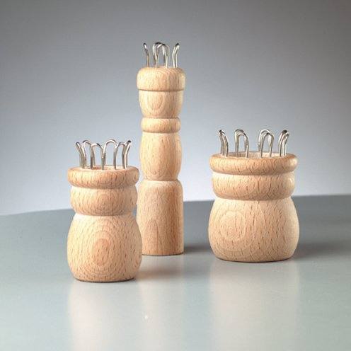 Strickliesl 6 Nägel, ø Loch 15 mm 34 x 50 mm roh