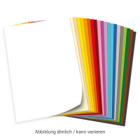 A4 Tonpapier 500 Blatt sortiert in 20 Farben mit 130...