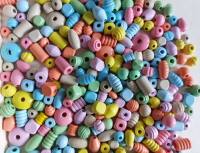 Holzperlen Pastellmix 250g Beutel