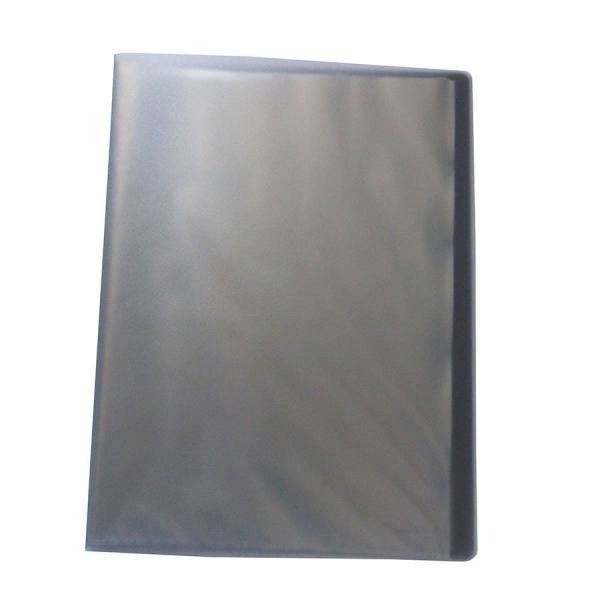 Sichtbuch anthrazit, mit 20 Sichthüllen A4,