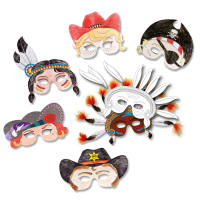 Kindermasken Abenteuer 6 verschiedene Motive