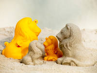 Sandformen Tiere 3D Sandfiguren Tiere Set aus Kunststoff