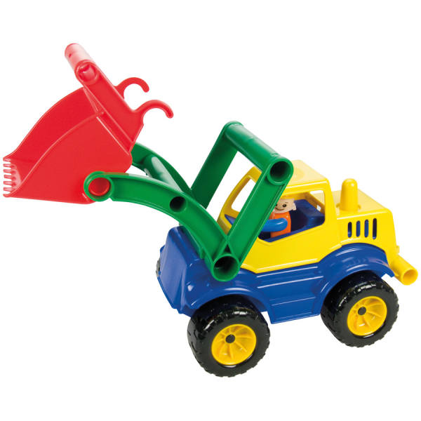 Aktive Schaufellader mit Spielfigur Radlader 30x15x19 cm