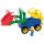 Aktive Schaufellader mit Spielfigur Radlader 30x15x19 cm